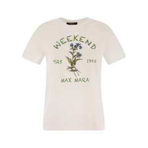 Weekend Maxmara Women Teiera - Cotton T-Shirt With Print